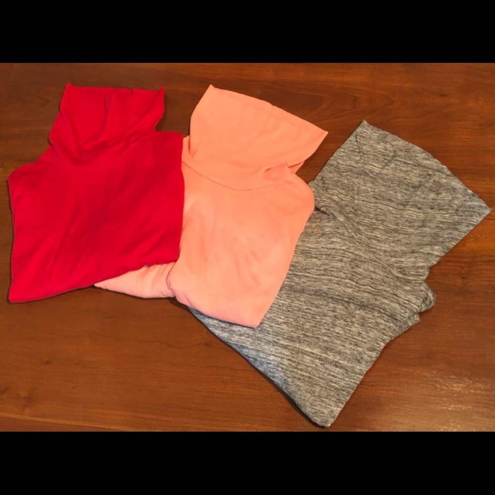 J.Crew Turtlenecks (set of 3)